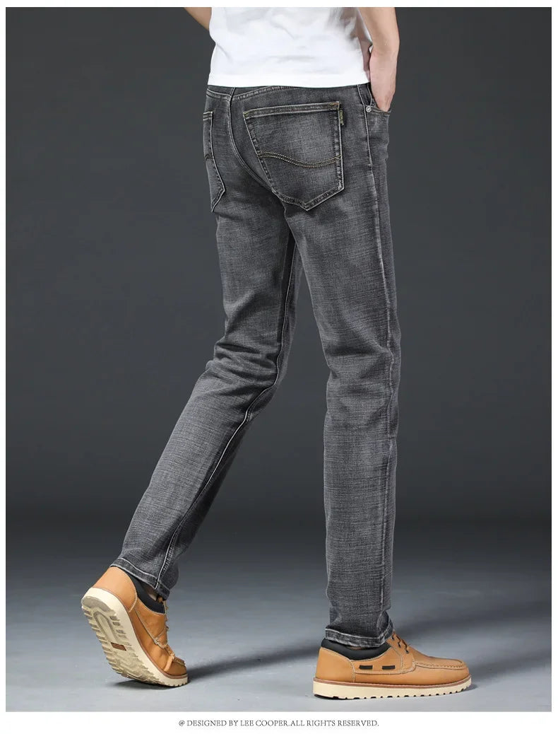 Loose Fit Straight Leg Men's Jeans Csmor Retro Style Summer Spring Fashionable Brand New Arrivals from Mainland China