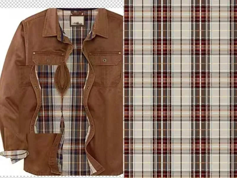 2025 Motorcycle Style Men's Jacket Heavy Duty Long Sleeved Jacket Autumn Winter Retro Workwear Jacket Thickened Windproof Jack