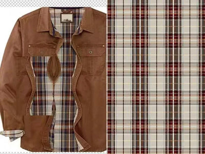 2025 Motorcycle Style Men's Jacket Heavy Duty Long Sleeved Jacket Autumn Winter Retro Workwear Jacket Thickened Windproof Jack