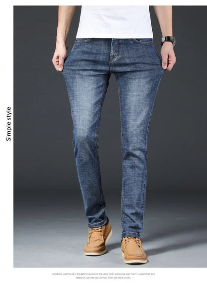 Loose Fit Straight Leg Men's Jeans Csmor Retro Style Summer Spring Fashionable Brand New Arrivals from Mainland China
