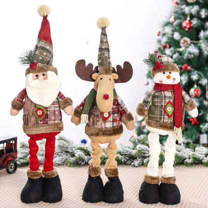 Telescopic Christmas Doll Merry Christmas Decorations For Home 2025 Christmas Ornament Xmas Navidad Noel Gifts New Year 2026