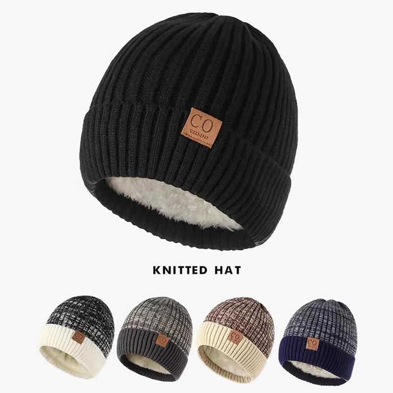 Women Brimless Cap Women Men Warm Lined Knit Ski Beanie Knitted Hats Are Suitable For Warm Daily Wear In Autumn Winter