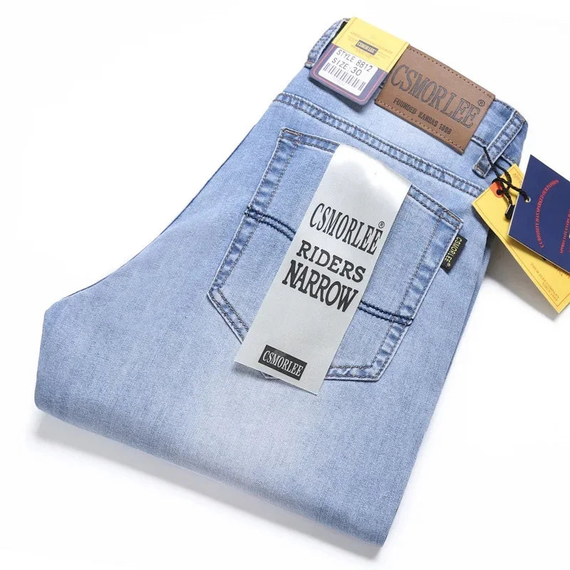Loose Fit Straight Leg Men's Jeans Csmor Retro Style Summer Spring Fashionable Brand New Arrivals from Mainland China