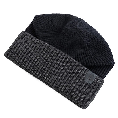 New Unisex Winter Hat Fleece Lined Warm Cap Stylish Soft Beanie Hat For Men Women Outdoor Thicken Ski Sports Knitted Hat