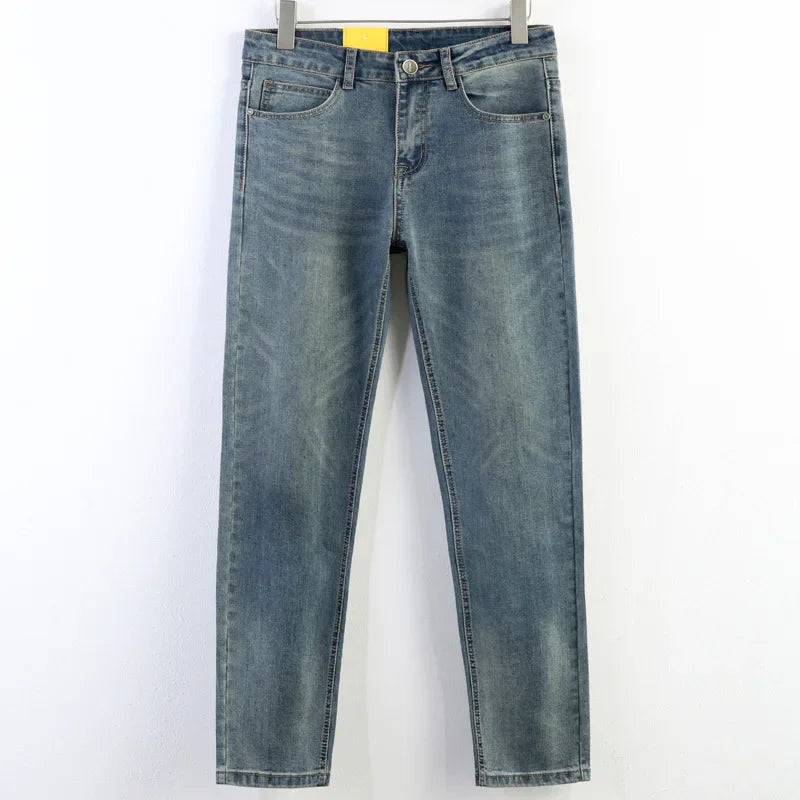 Loose Fit Straight Leg Men's Jeans Csmor Retro Style Summer Spring Fashionable Brand New Arrivals from Mainland China