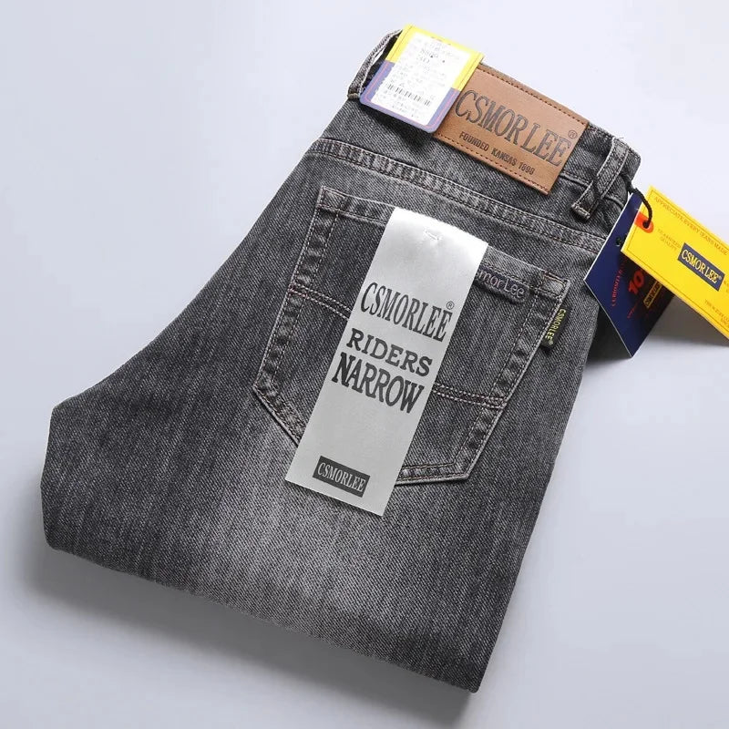 Loose Fit Straight Leg Men's Jeans Csmor Retro Style Summer Spring Fashionable Brand New Arrivals from Mainland China
