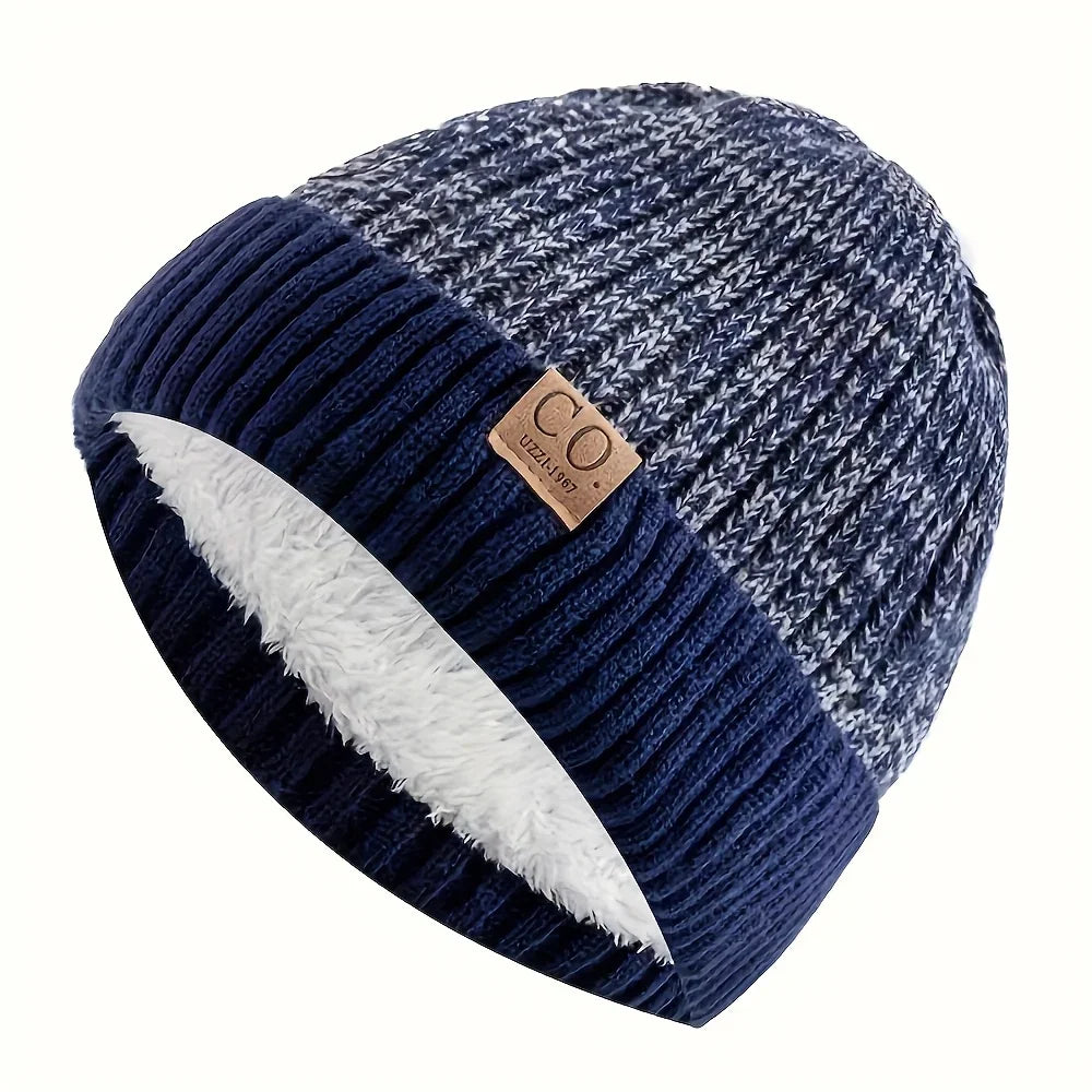 Women Brimless Cap Women Men Warm Lined Knit Ski Beanie Knitted Hats Are Suitable For Warm Daily Wear In Autumn Winter
