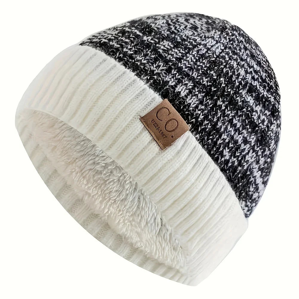 Women Brimless Cap Women Men Warm Lined Knit Ski Beanie Knitted Hats Are Suitable For Warm Daily Wear In Autumn Winter