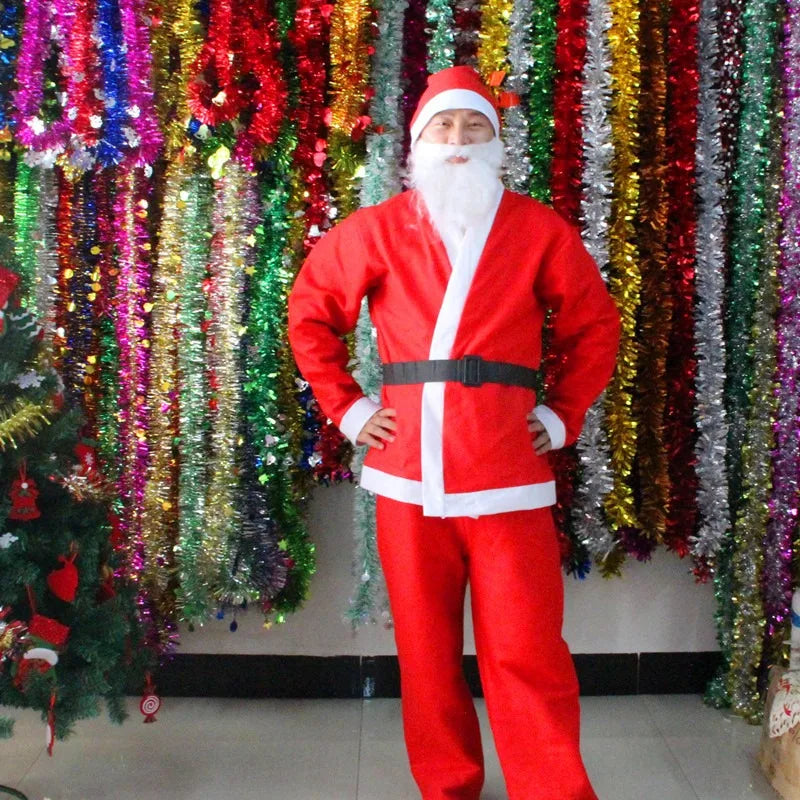 Man, Velvet Santa Claus Costume