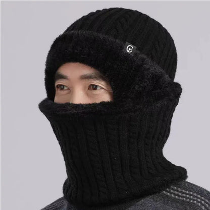 Knitted Hat Winter Elderly Hat for Women Winter Mom Warm Hat for Men Ear Protection Middle-Aged and Elderly