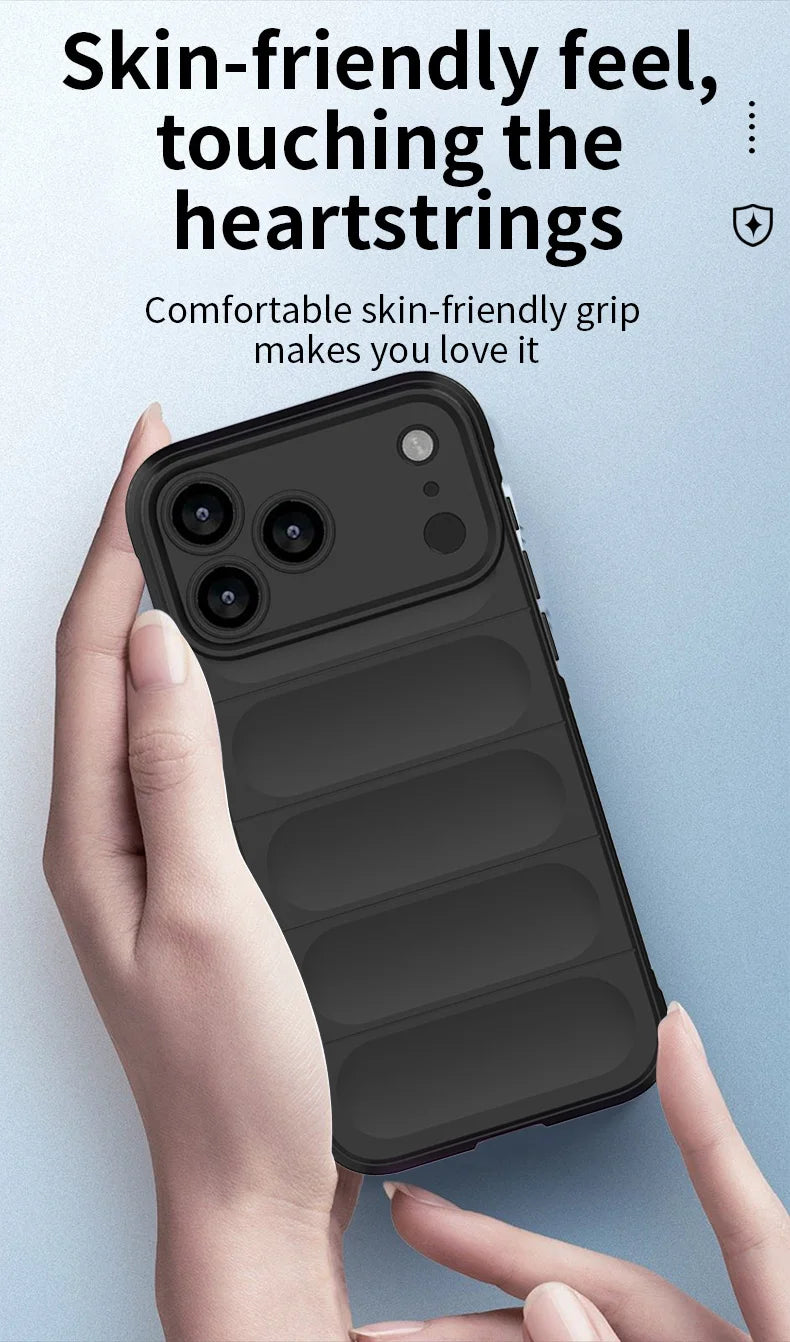 Shockproof Soft Skin Case Phone Cover For iPhone 17 Air 16E 16 15 14 13 12 11 Pro Max Plus Liquid Silicon Protective Coque