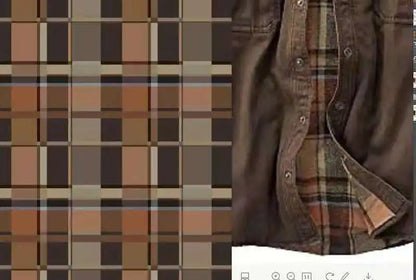 2025 Motorcycle Style Men's Jacket Heavy Duty Long Sleeved Jacket Autumn Winter Retro Workwear Jacket Thickened Windproof Jack