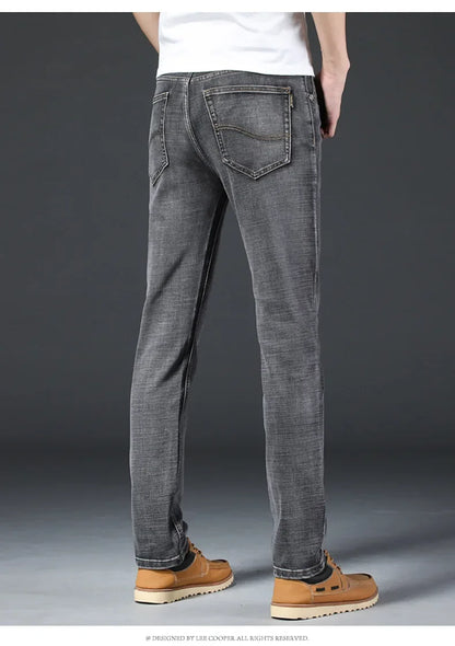 Loose Fit Straight Leg Men's Jeans Csmor Retro Style Summer Spring Fashionable Brand New Arrivals from Mainland China