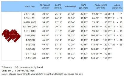 Christmas Family Xmas Children Boy Girl Pyjamas Dress Clothes Sets Customizing Velvet Long Sleeve Kid Sleepwear+Pants Costumes