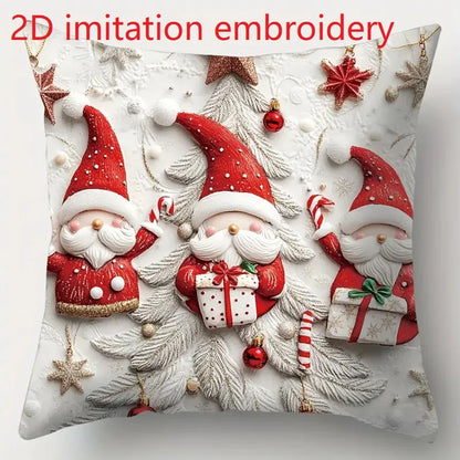 2D Christmas Pillow Cover