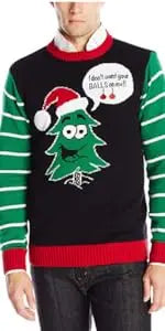 Ugly Christmas sweater men's golf knitted long sleeved pullover fun and novel party sweater