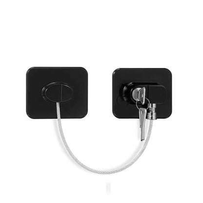 Refrigerator Door Lock, Child Proof Fridge Door Lock for Kitchen Freezer, Cabinets and Drawers, Air Oven Air Fryer, Closets