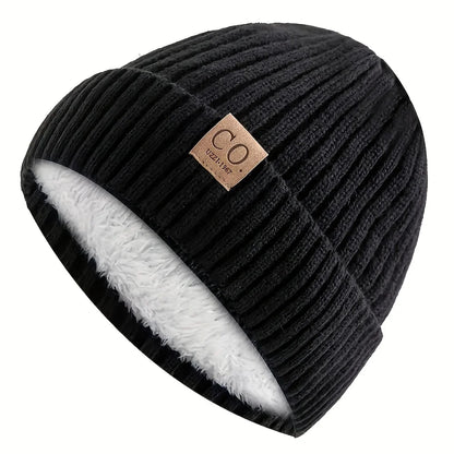 Women Brimless Cap Women Men Warm Lined Knit Ski Beanie Knitted Hats Are Suitable For Warm Daily Wear In Autumn Winter