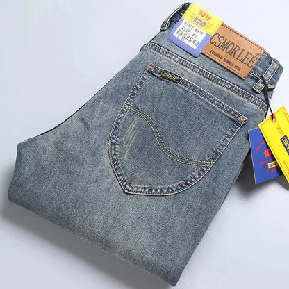 Loose Fit Straight Leg Men's Jeans Csmor Retro Style Summer Spring Fashionable Brand New Arrivals from Mainland China