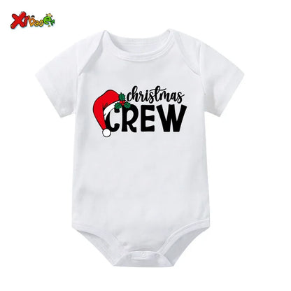 Christmas Pajamas Family Christmas Crew Tshirt FamilyToddler Baby Shirt Holiday Outfits Familia Mother Daughter Matching Clothes