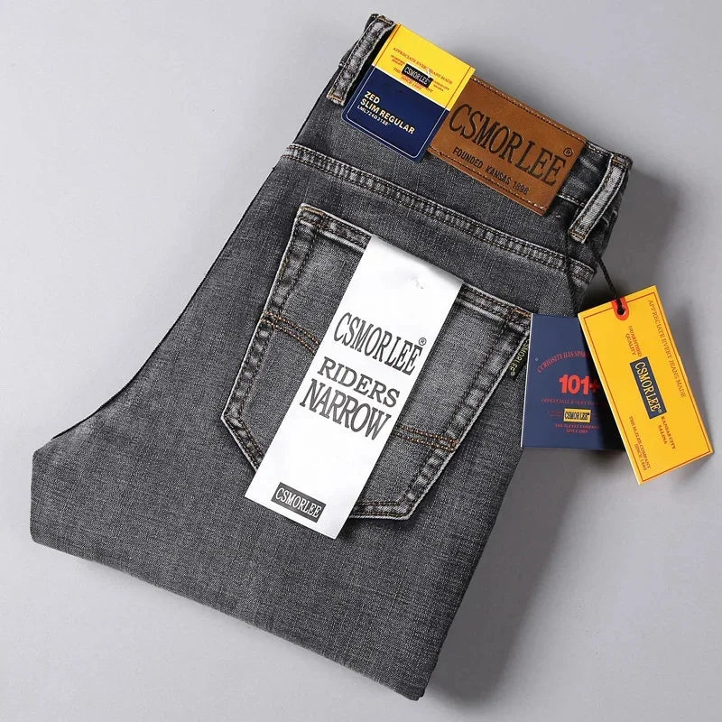 Loose Fit Straight Leg Men's Jeans Csmor Retro Style Summer Spring Fashionable Brand New Arrivals from Mainland China