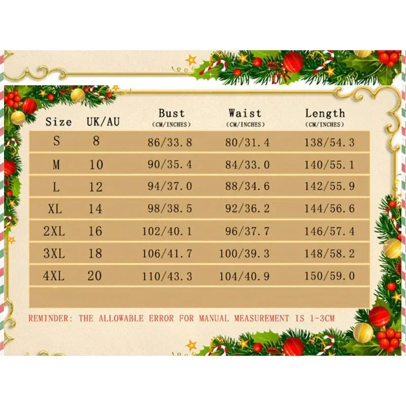 Mrs. Claus Santa Costume