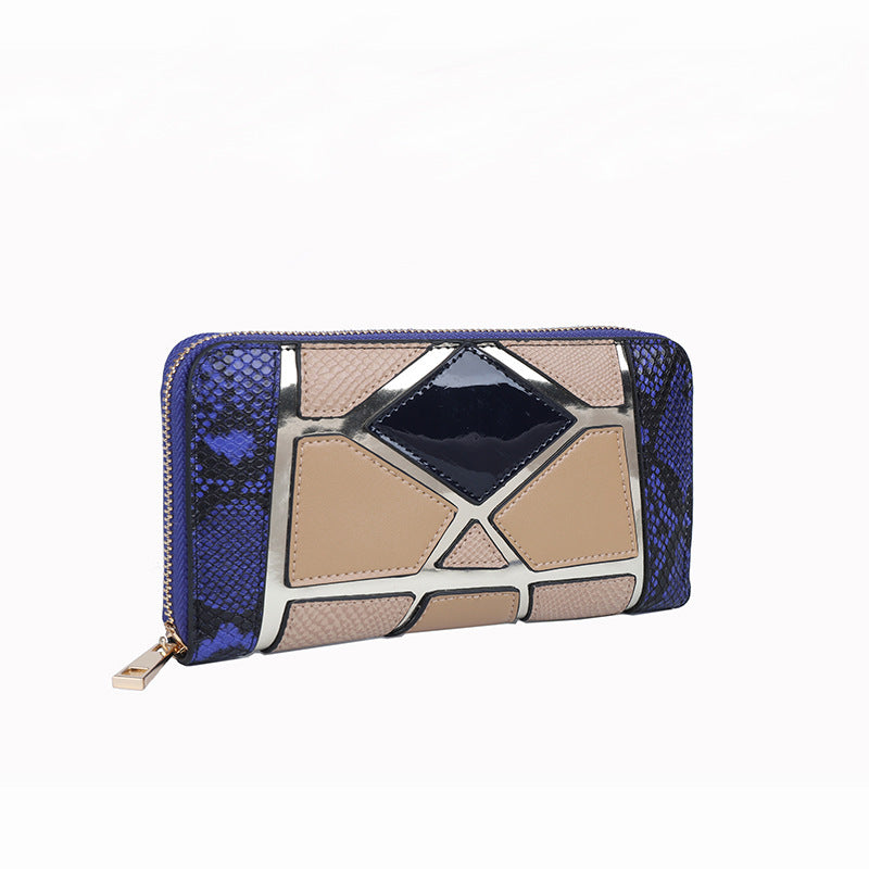 Women's Fashion Trend Splicing One Shoulder Diagonal Bag